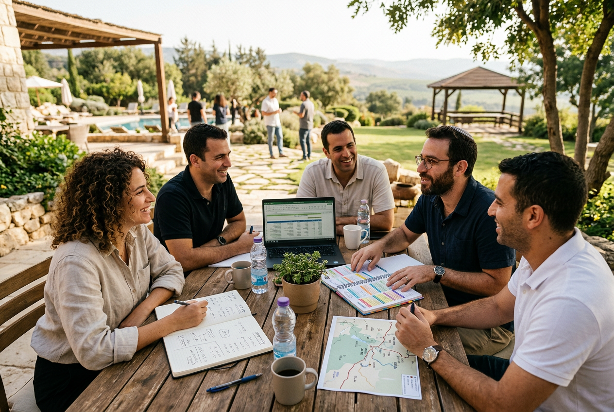 נופש לעובדים: טיפים לארגון מושלם מהרעיון ועד לביצוע